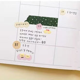 Stationery - Mini Bear and Cake Paper Sticker - Goodie Goodie